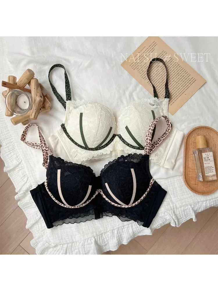 

Pure Desire Red Lace Bra Set Push Up Bralette for Small Chest, Wireless Bridal Lingerie Enhances Curves Era Wedding Sheer Free