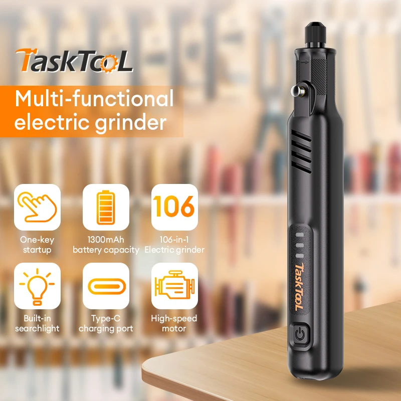 Mini Electric Grinder 52pcs 80W Electric Grinding Engraving Cordless Variable Speed Lithium Battery Power Tools USB Charger 2026