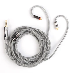 NICEHCK JIALAI JLY3 HiFi IEM Earphone Upgrade Cable Silver Plated OCC 3.5/2.5/4.4mm MMCX/QDC/2Pin For EDX Pro ZSN CRA ZERO DB2