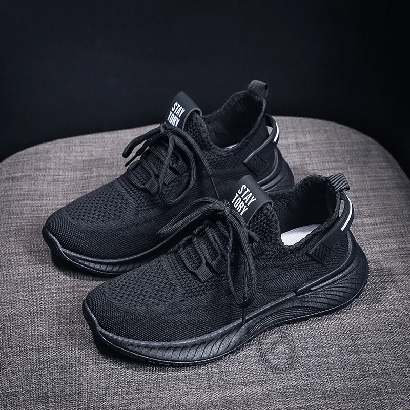 

Men's Shoes Breathable All-match Mesh Shoes Casual Sports Trendy Shoes Men's All-match Wear-resistant Running Shoes for Men