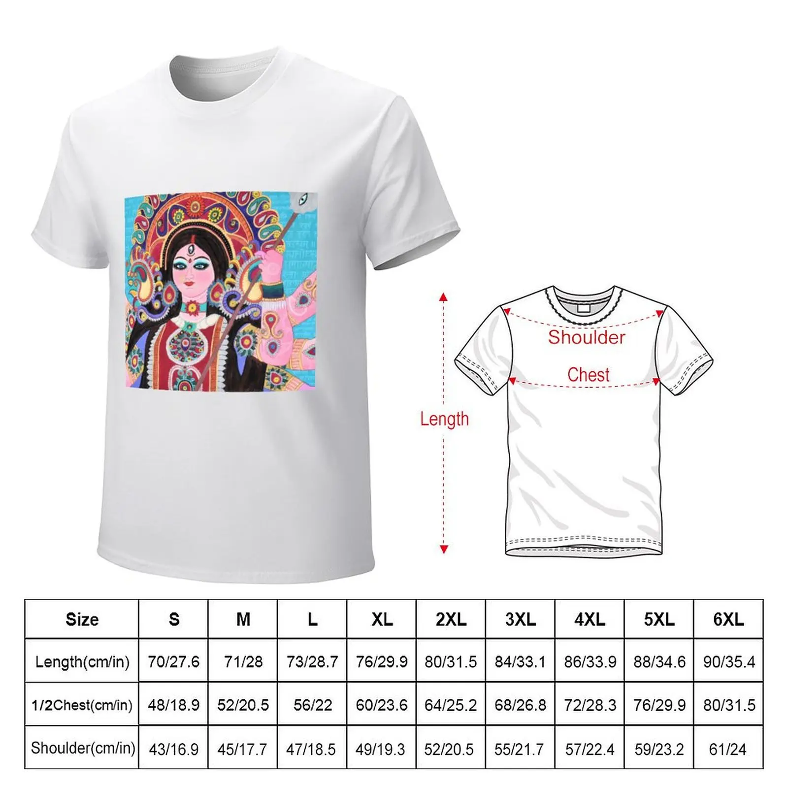 Durga Maa - Hindu Warrior Goddess T-shirt boys animal print oversized big and tall t shirts for men