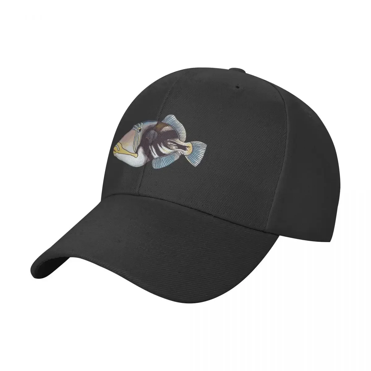 Colorful Picasso Triggerfish Baseball Cap Vintage birthday Snap Back Hat Men Luxury Brand Women's