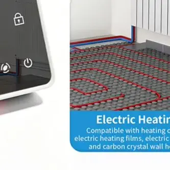 Tuya=WiFi=Smart Thermostat Programmable Temperature Controller With Voice Control For Water & Electric Heating Systems