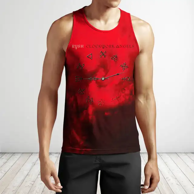 شعبية راش روك ثلاثية الأبعاد طباعة تانك القمم موضة الرجال النساء سترة رياضية أجهزة لياقة خارجية قمة المتضخم ملابس للرجال قمصان بلا أكمام