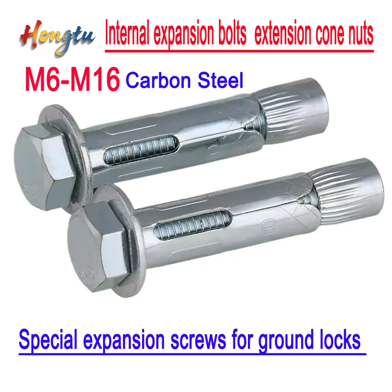 

Special expansion screws (M6-M16) for ground locks (internal expansion bolts, extension cone nuts)