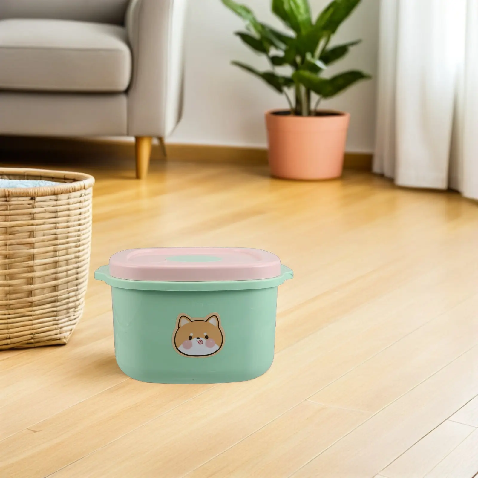 

Контейнер для хранения корма для собак 5 л, герметичное пластиковое ведро с отрицательным давлением для домашнего и кухонного использования