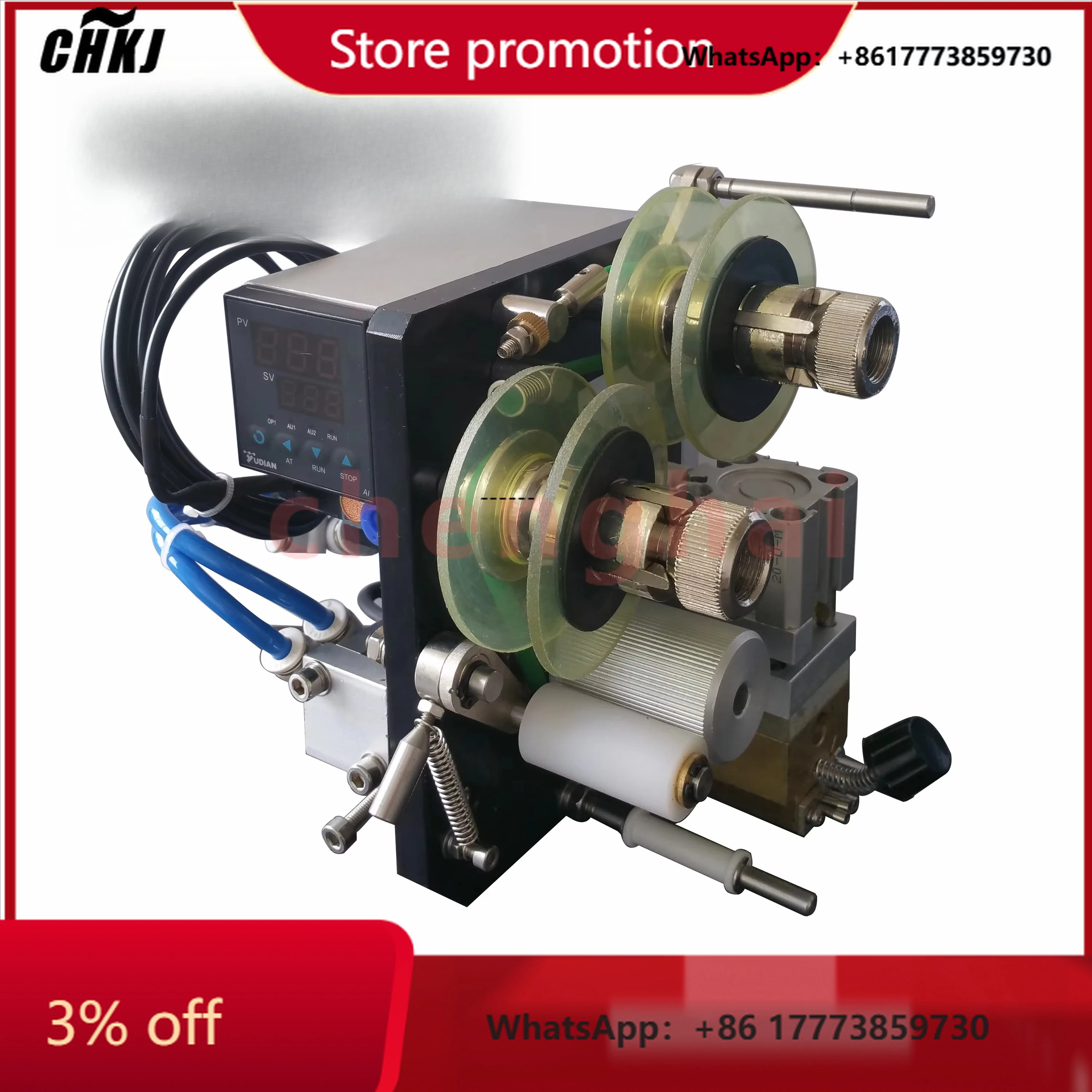 

CHKJ-2025NEWNY-803 HP-241Q Hot Stamping Ribbon Coder Pneumatic Driver Coding Machine for High Speed Labeling Machine and Packagi