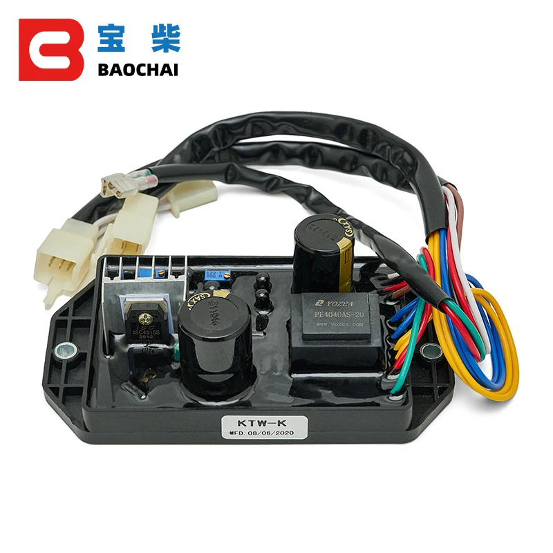 Imagem -04 - Ktw-k Avr 5kw Soldador Diesel Gerador Automático Regulador de Tensão Módulo Controle Estabilizador Monofásico