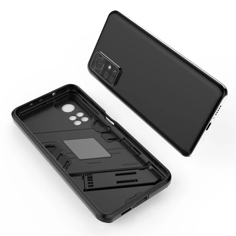 Mi10T Pro Case Armor Shockproof Phone Cases For Xiaomi Mi 10T 10 T Pro Mi 10TPro Xiaomi10T Silicone Hard Rugged Kickstand Cover