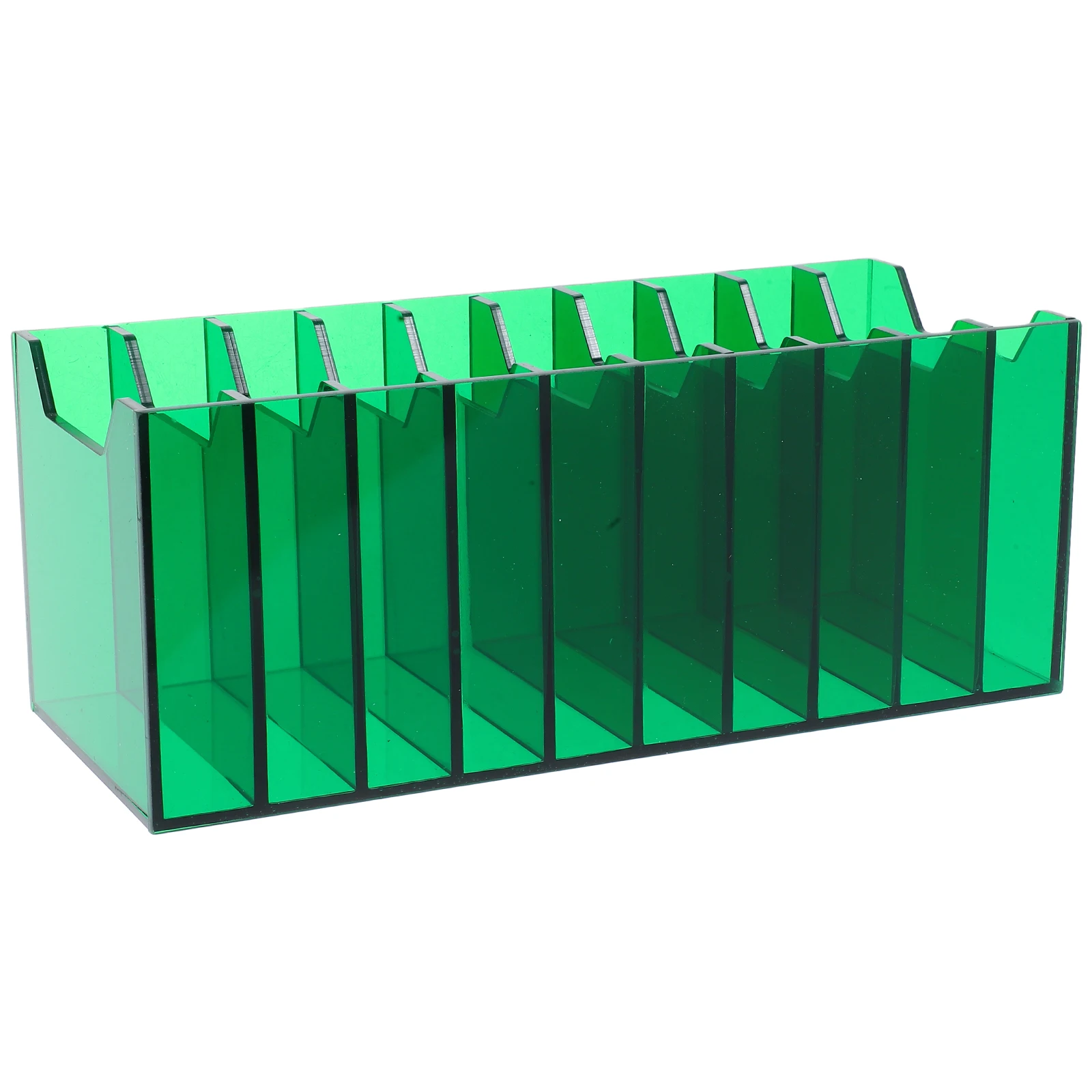 휴대 전화 보관 상자 데스크탑 디스플레이 스탠드 셀 주최자 교실 홀더 아크릴 랙