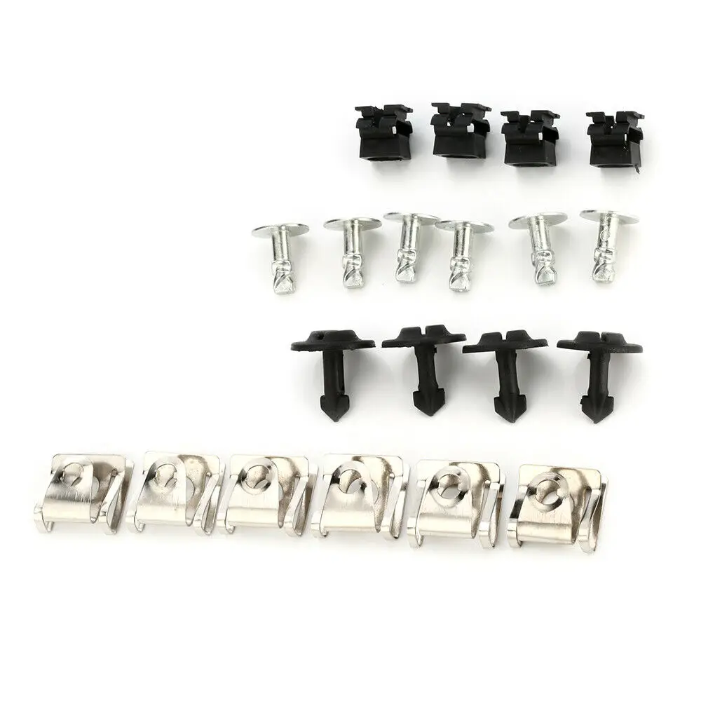 20pcs For AUDI A4 A6 A8 TT Undertray Engine Under Cover Fixing Clips Screw Kit