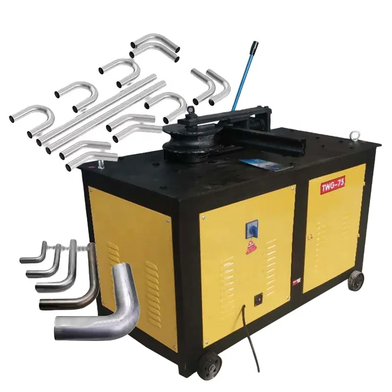 3 Inch CNC Automatic Hydraulic Pipe Bending Machine SS Square Oval Exhaust Tube Bending