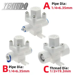 1pcs Water Pressure Switch Relief Valve 1/2 Female Reducing Regulator 1/4 3/8 OD Hose Quick Connection RO Reverse Osmosis System