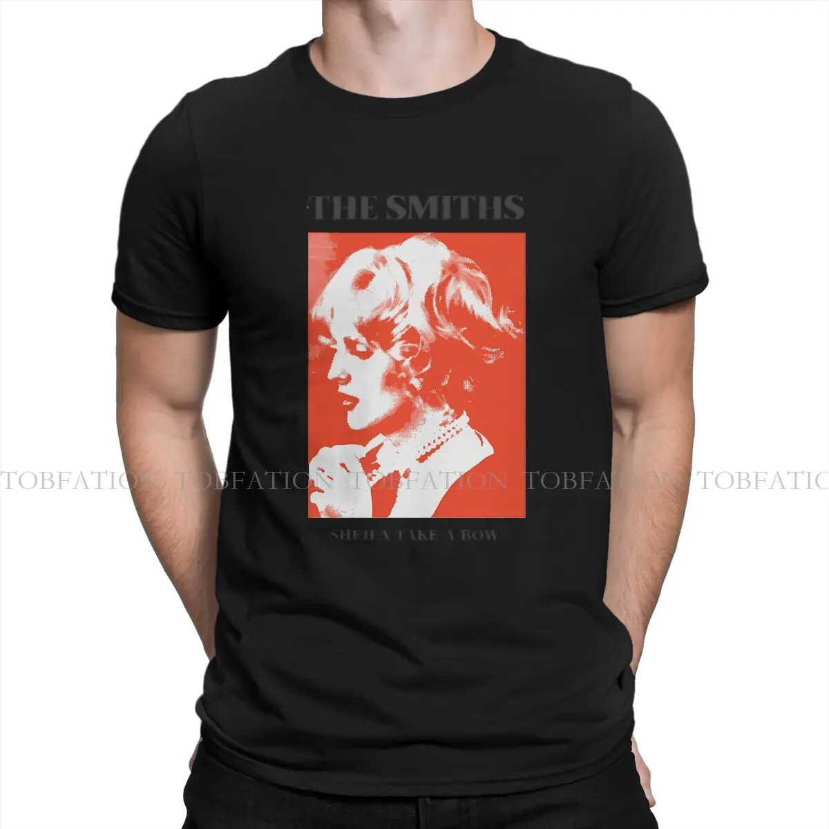 Sheila Take A Bow O Neck TShirt The Smiths Pure Cotton Classic T Shirt Man's Tops Fashion