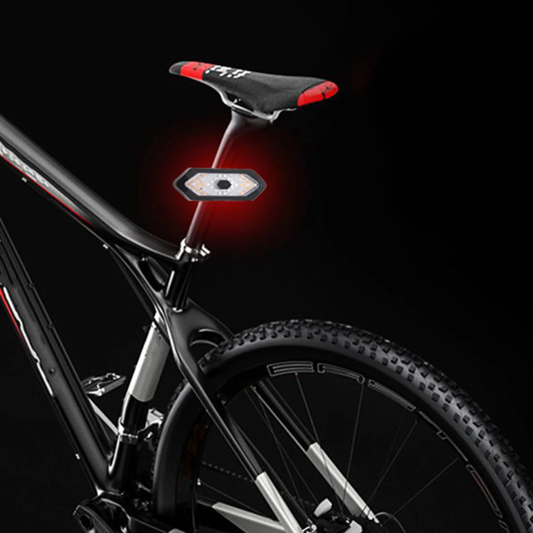 

Bike Turn Signals Remote Control Bicycle Direction Indicator MTB LED Rear Light USB Rechargeable Cycling Taillight