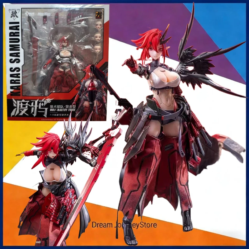 

. AniMester Damanjiang Nuclear Gold Reconstruction Wolf Dog Unit Assault Type Raven 1/9 Фигурка с пластиковым покрытием