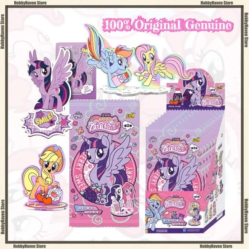 

В наличии Card Tour My Little Pony Картина дружбы Версия мечты Акриловые игрушки Украшения Периферийные карты Коллекция Подарок