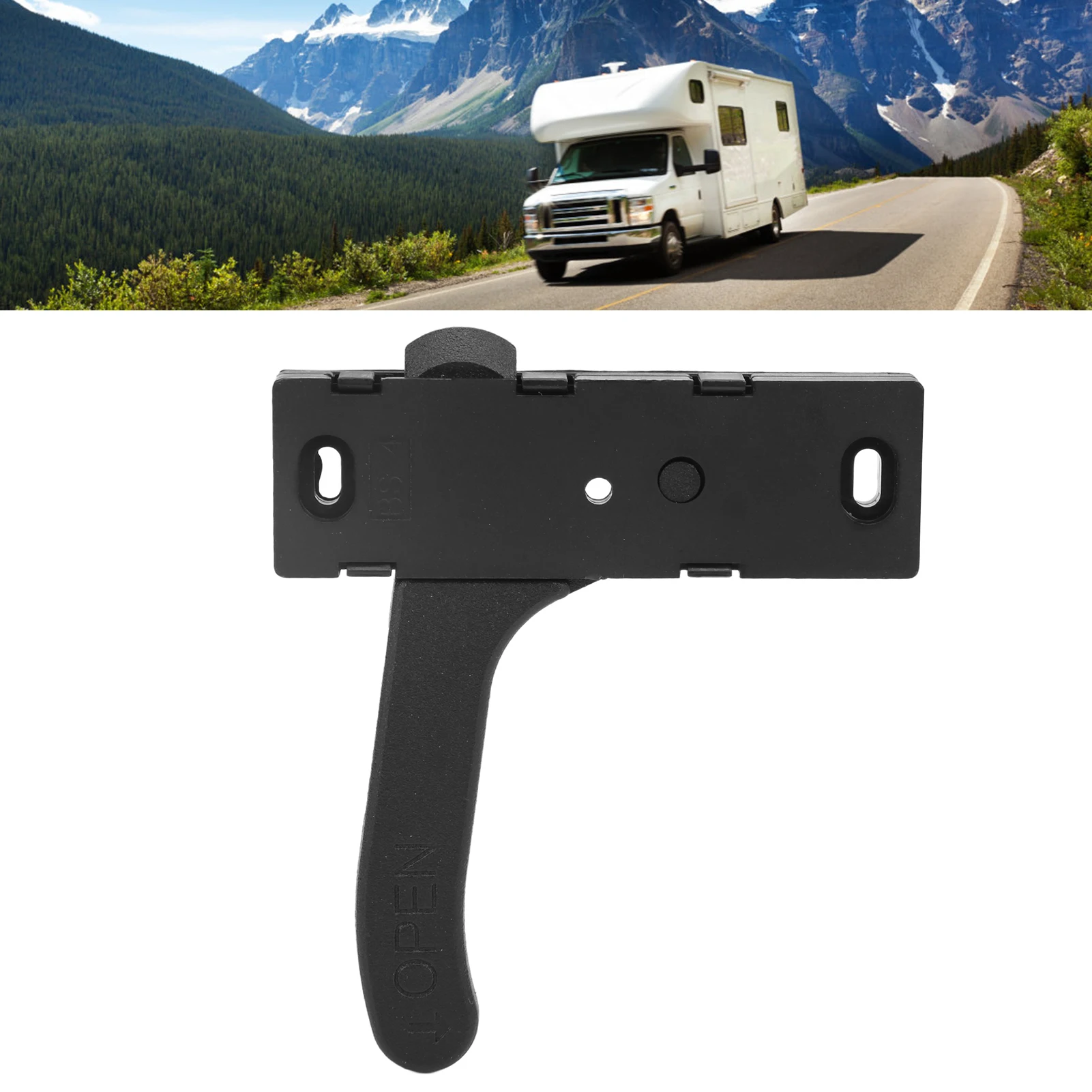 

Экранная дверная защелка из цинкового сплава, комплект правой ручки для прицепа для дома на колесах