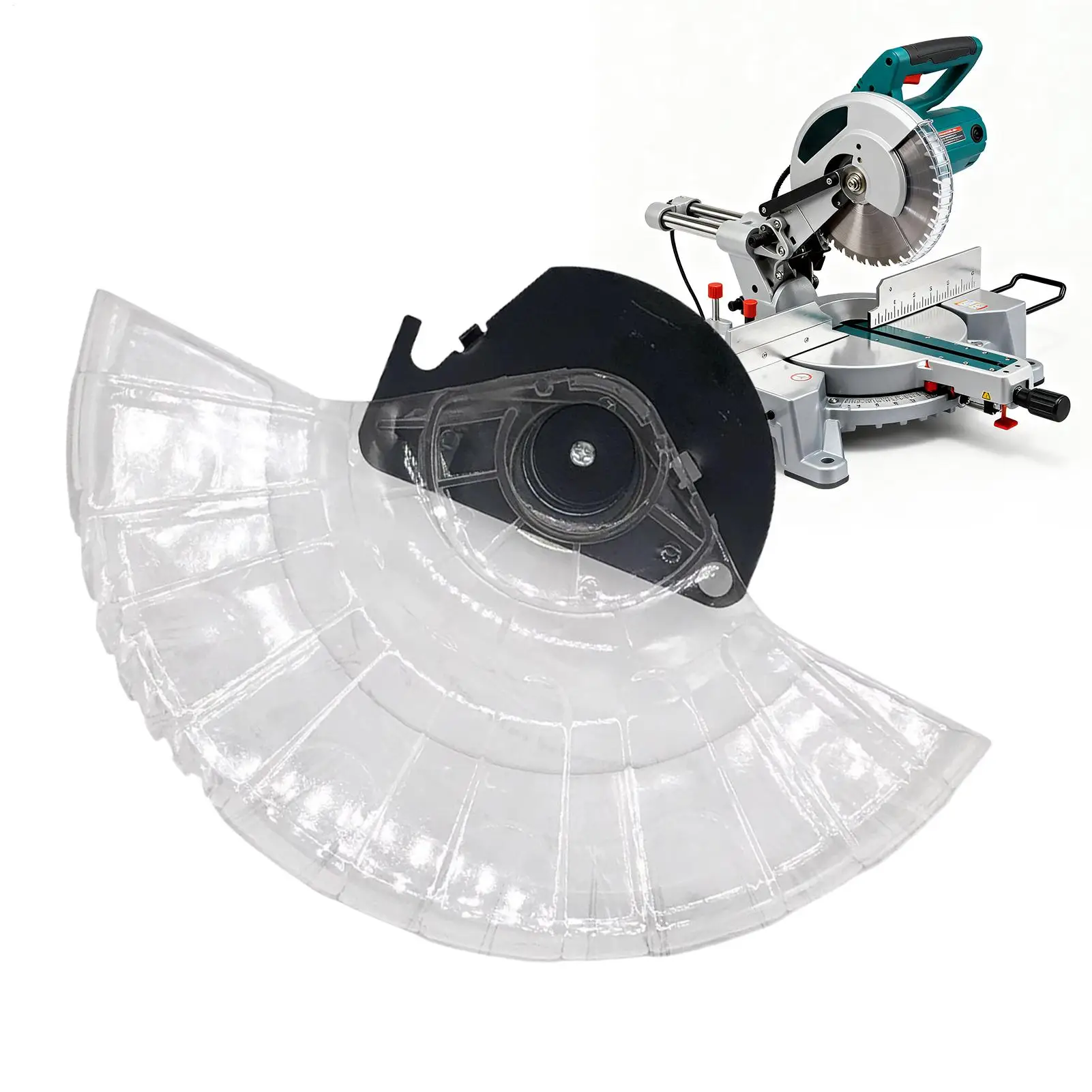 

Angle Grinder Guard Angle Grinder Saw Hood 10-inch Transparent Hood Aluminum Saw Accessories For Woodworking Carpentry Wood