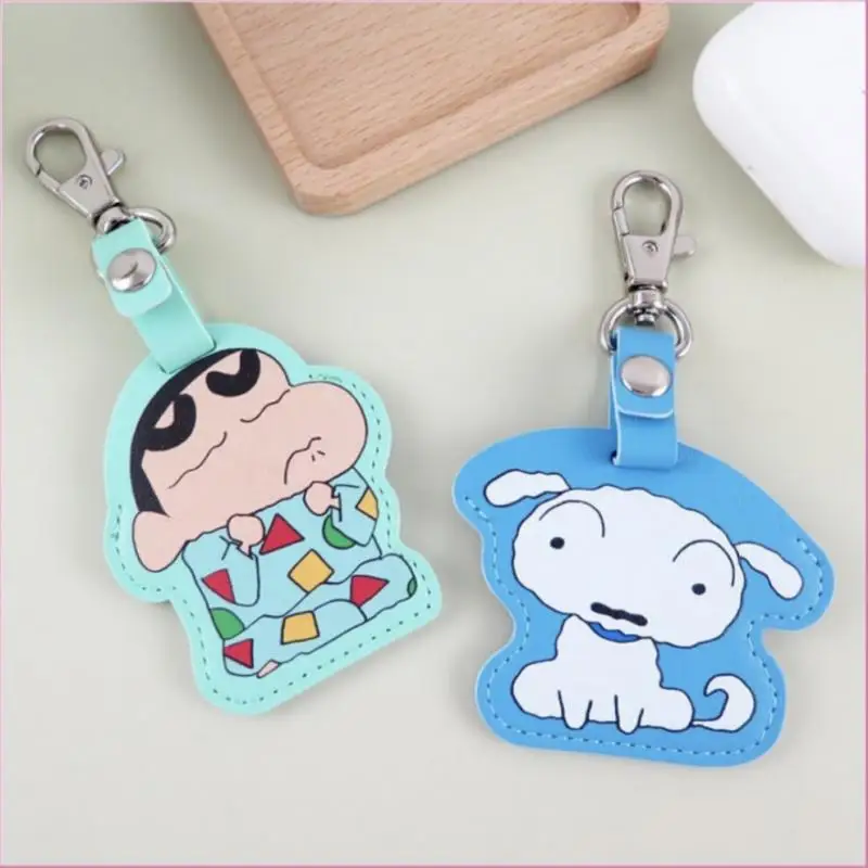 Crayon Shin-Chan Cartoon Access Control Ic Card Smart Cover Key Buckle Lovely Cartoon Pendant Card Sleeve Holiday Gift for Girls