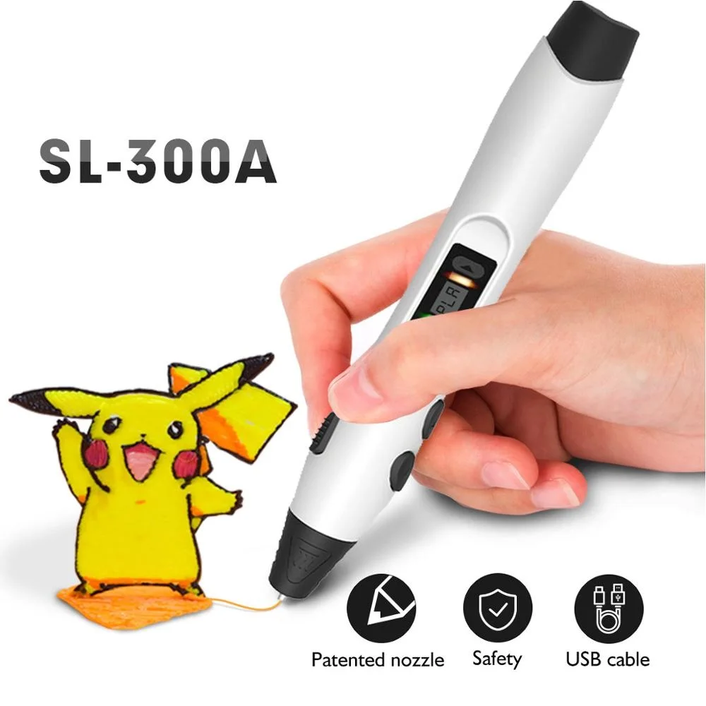 

SUNLU 3D Pen SL-300A 3D Printing Pen Support PLA/ABS/PCL Filament 2 Models Temperature 3D Drawing Safe To Children Drawing Set