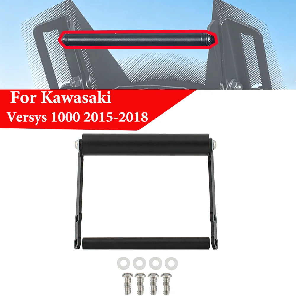 

For Kawasaki Versys 1000 2015-2018 Motorycle Accessories Phone Holder GPS Navigation Mounting Bar Extension Bracket Versys1000