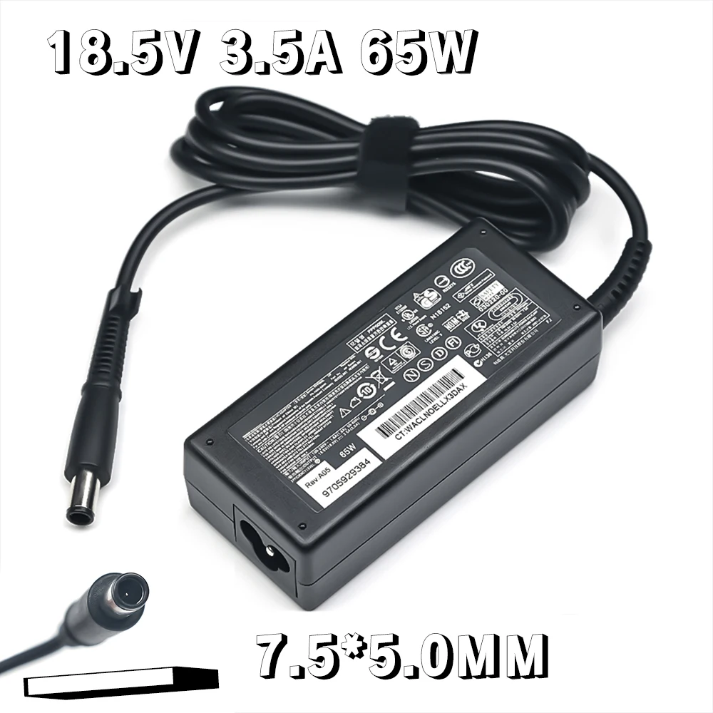 18.5V 3.5A 7.4*5.0mm 65W AC Laptop Adapter Charger for For HP Compaq Pavilion G6 DV5 DV6 DV7 DV4 G50 G60 N193 CQ43 CQ32 CQ60