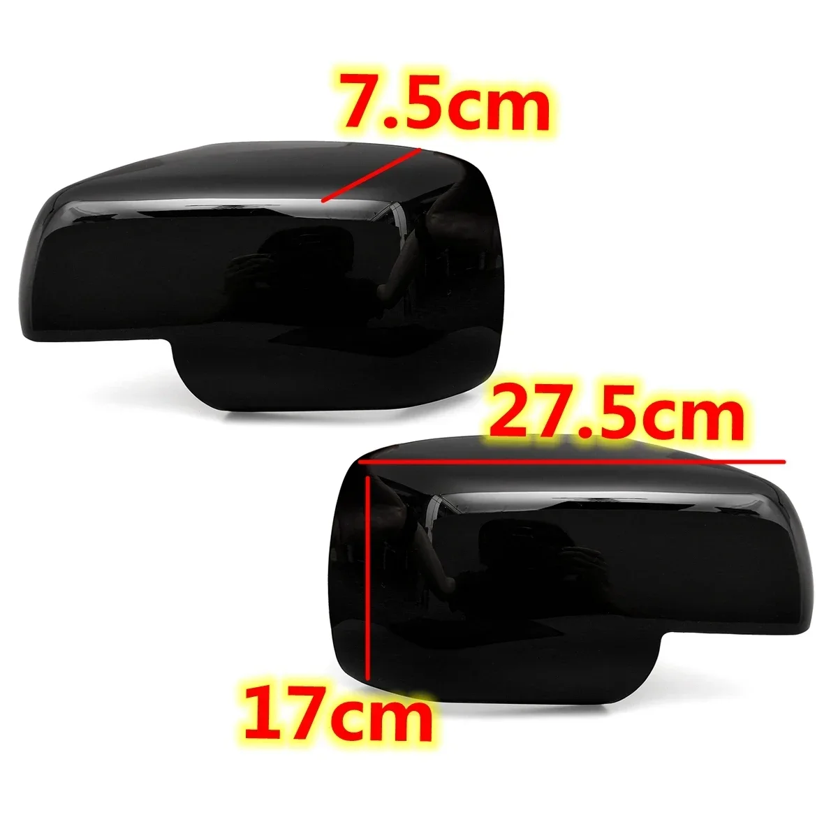 For Land Rover Sport Discovery 3 Freelander 2 2004-2009 Mirror Shell Housing Cap  Car Side Door Rearview Mirror Cover Cap