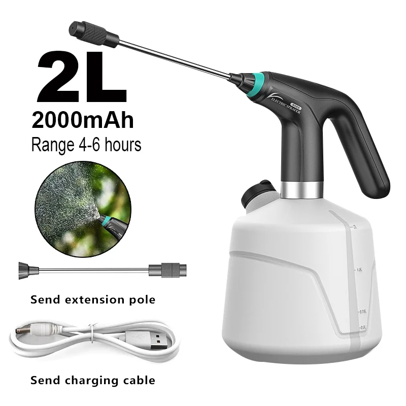 Electric spray 2L agricultural automatic sprinkler household spray disinfection spray garden irrigation tools