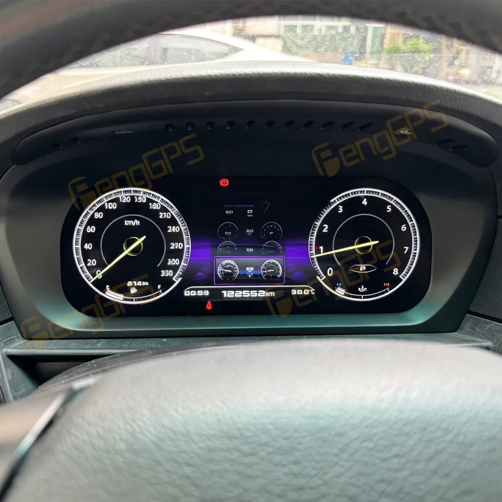 Car LCD Dashboard For BMW 5 Series E60 2006-2010 Digital Cluster Instrument Panel Cockpit Multifunctional Speedometer
