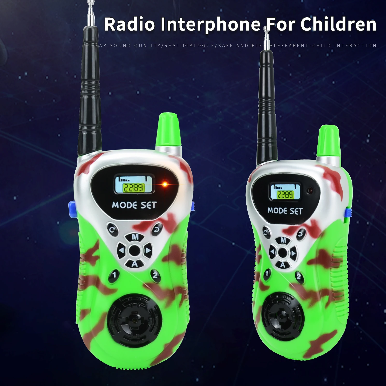 Children's mini walkie-talkie toys 2-pack wireless calling parent-child interactive outdoor toys