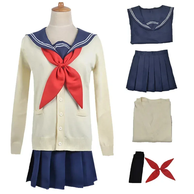 

My Hero Academia Cosplay Toga Himiko Halloween Cosplay Costumes for Women Anime Himiko Toga JK Uniform Sweater Coat Costumes