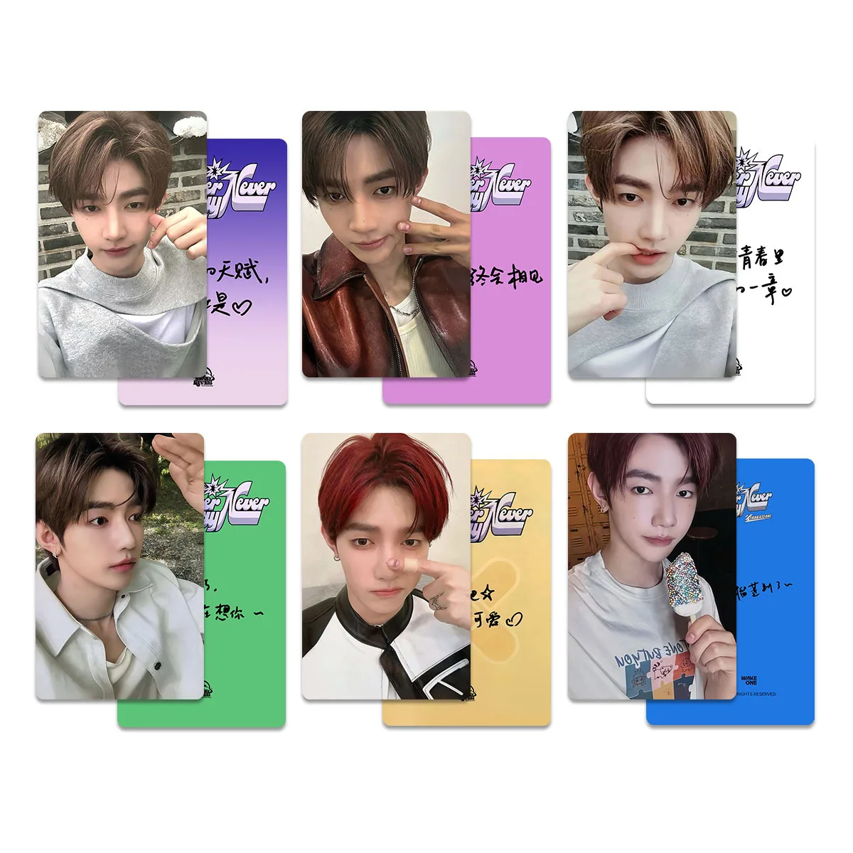 Idol Boy ZB1 ZHANGHAO Новая серия альбомов NEVER SAY NEVER Ломо-карты Открытки Специальная бонусная карта ZEROBASEONE Коллекция подарков для фанатов