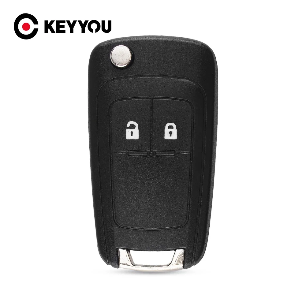 KEYYOU For OPEL VAUXHALL Zafira Astra Insignia Holden Flip Car Key Shell Cover Fob Case With Screw 2 Button Remote Key