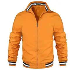 Mode Wind break Jacke für Männer Herbst lässig einfarbige Bomber jacken Männer Slim Fit Baseball jacke Herren mantel Herren bekleidung