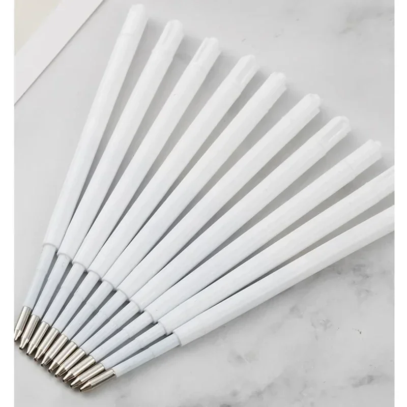 10/30/50 قطعة G2 قلم حبر جاف الملء الحبر الأزرق والأسود 1.0 مللي متر بنك الاستثمار القومي قلم حبر جاف الرصاص استبدال النفط الملء السلس الكتابة أجزاء القلم