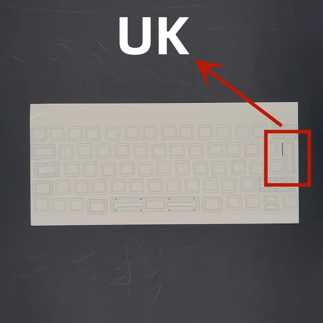 ใหม่กรรไกรคลิปบานพับชุด US UK สําหรับ MacBook Pro Retina 13 "15" A1706 A1707 คีย์บอร์ด Keycaps Key CAP ซ่อม