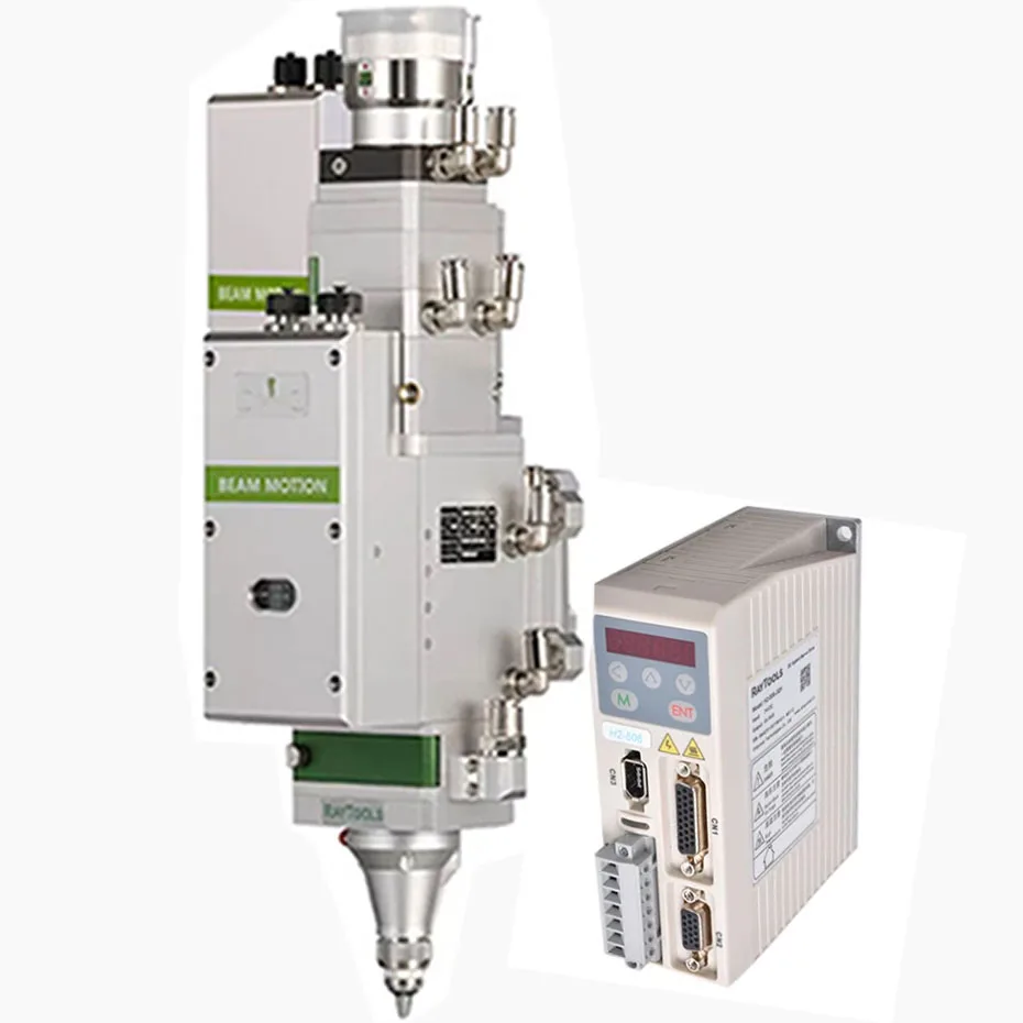 Sumber Laser Serat Raycus 1500W RFL-C020/2000W RFL-C025/3000W RFL-C3000S/6000W RFL-C6000S XC3000S Kepala pemotong otomatis BM110