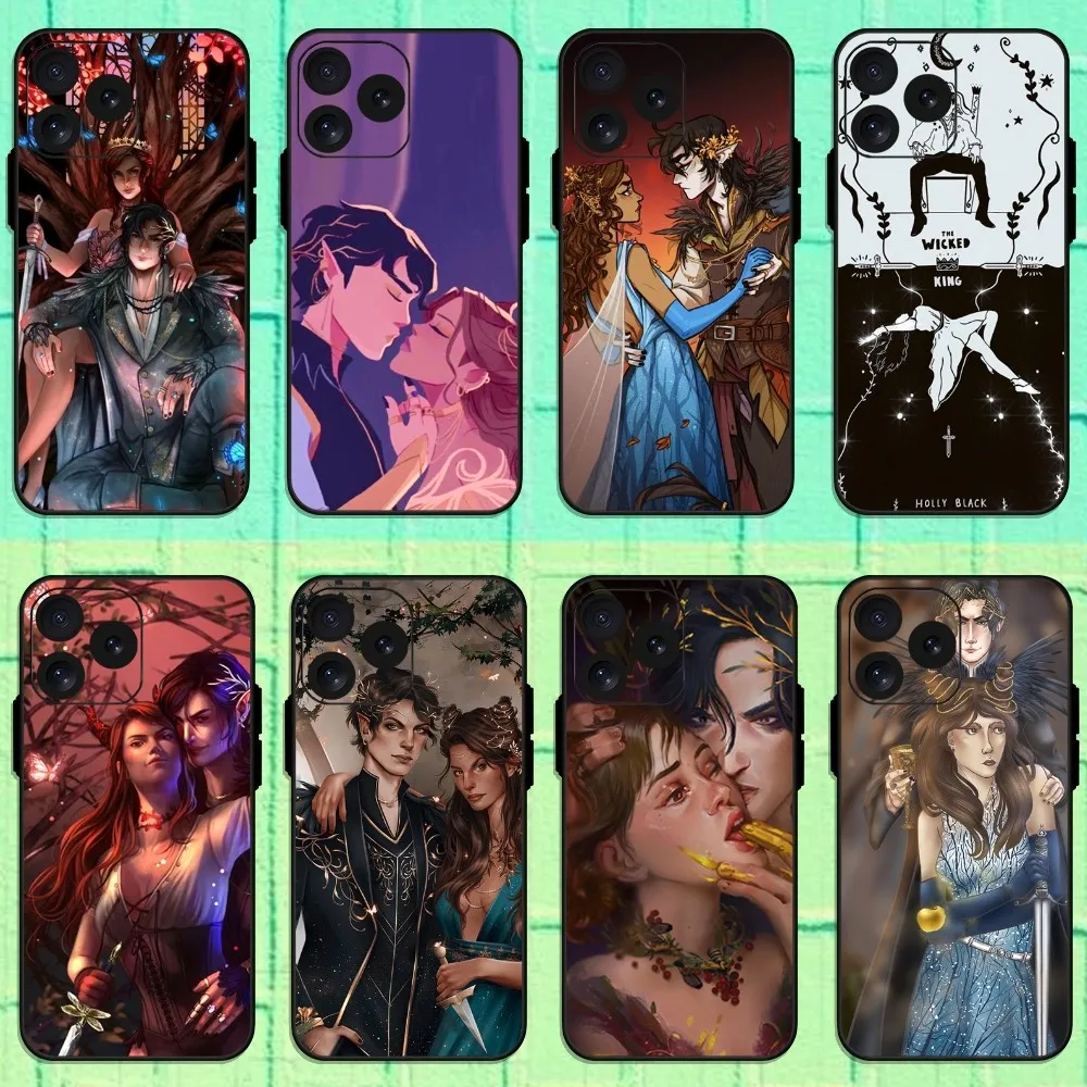 The Cruel Prince Jude And Cardan Phone Case For iPhone 8 11 12 13 Pro 14 15 Mini X XR XS max Plus Shell