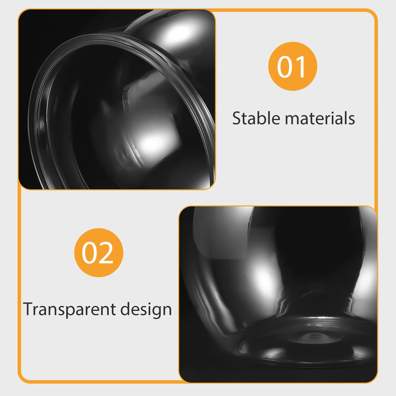 

Plastic Transparent Fish Bowl Small Aquarium Desktop Fall Resistant Fish Tank for Betta Goldfish Small Turtle Breeding