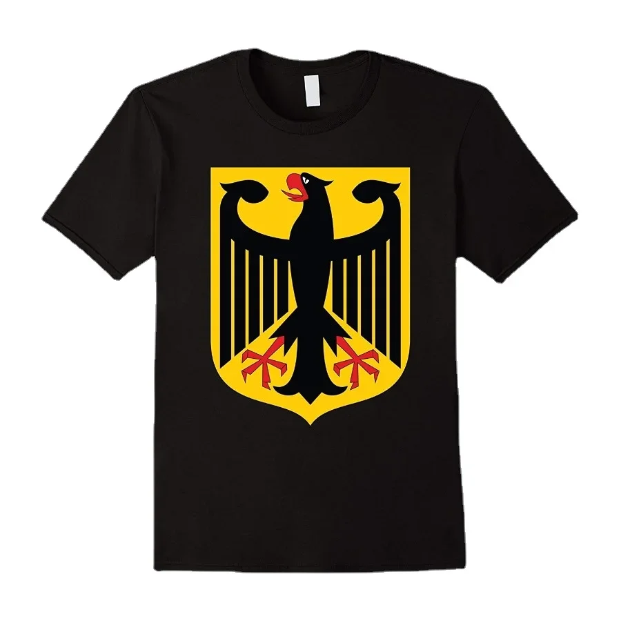 

German Coat Of Arms Germany Emblem T-Shirt Summer Cotton Short Sleeve O-Neck Men's T Shirt New S-3XL
