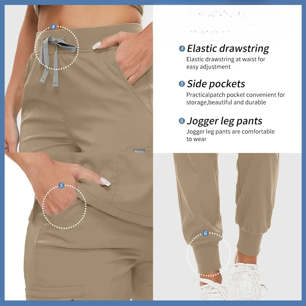 أطقم فرك المستشفى زي موحد للنساء بدلة عداء ببطء ملحقات الممرضات أطقم فرك جراحية طبية ملابس عمل للصيدلة والرعاية الصحية 2026