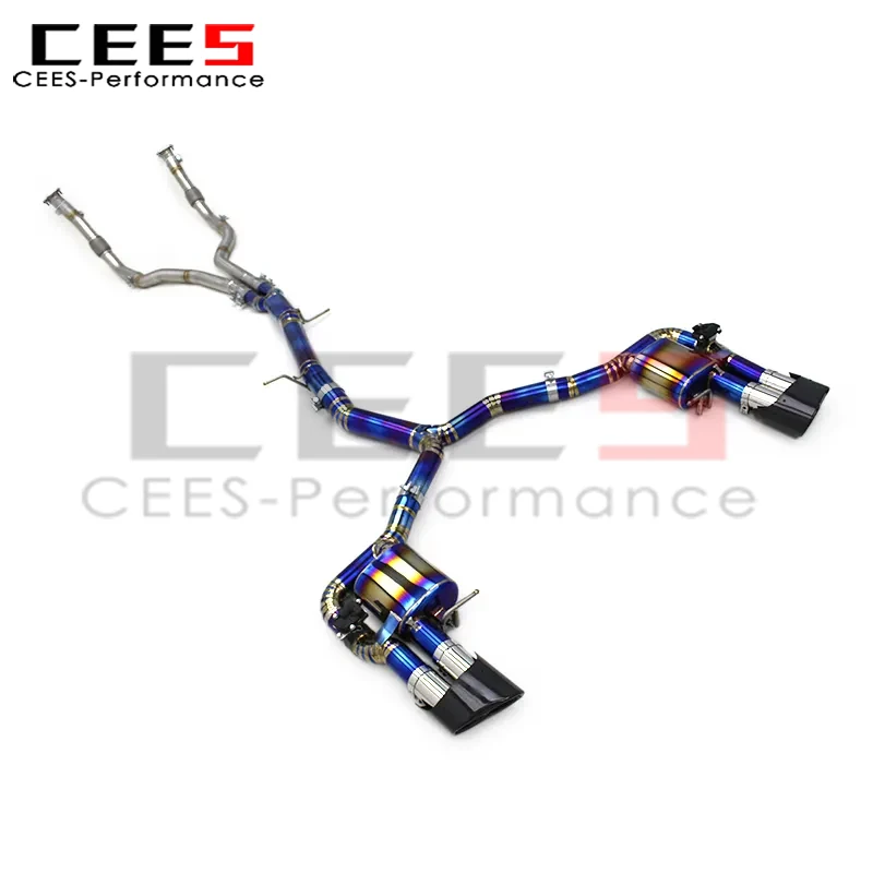 

cees Catback Exhaust for (2017-2023) Audi RS4 RS5 B9/B9.5 2.9T Performance Racing Muffler Exhaust Pipe