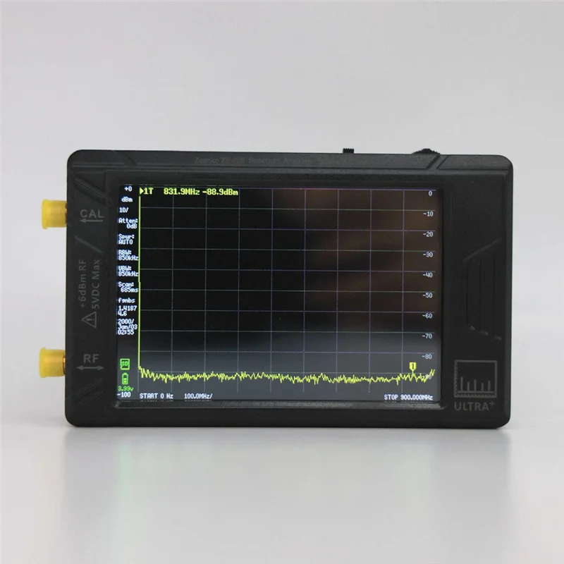 Analizator widma ręczny ABBP-ZS-406 dla Tinysa ULTRA PLUS 4-calowy wyświetlacz Bateria 5000 mAh 900 MHz-5,4 GHz
