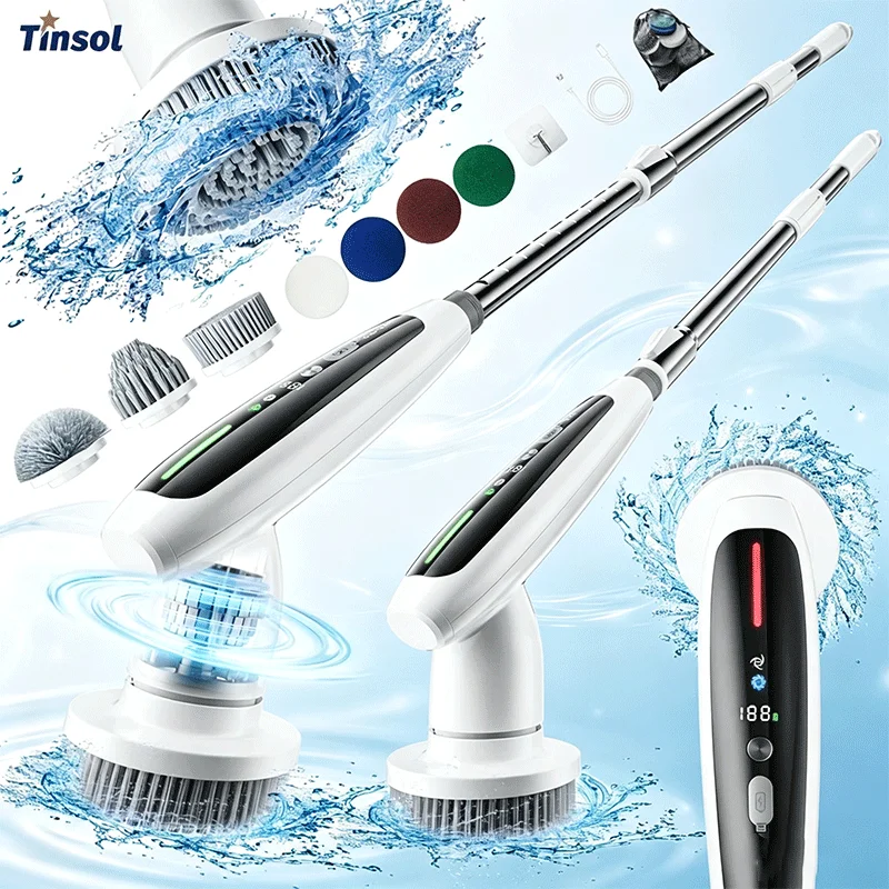 tinsol-7-in-1-multi-function-wireless-electric-cleaning-brush-2000mah-telescopic-smart-sensor-variable-speed-electric-cleaner