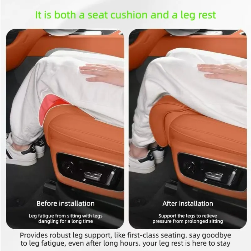Car Front Row Leg Support Cushion Integrated Upgrade Parts For MG ZS HS S5 S6 MG3 MG4 MG5 All Series