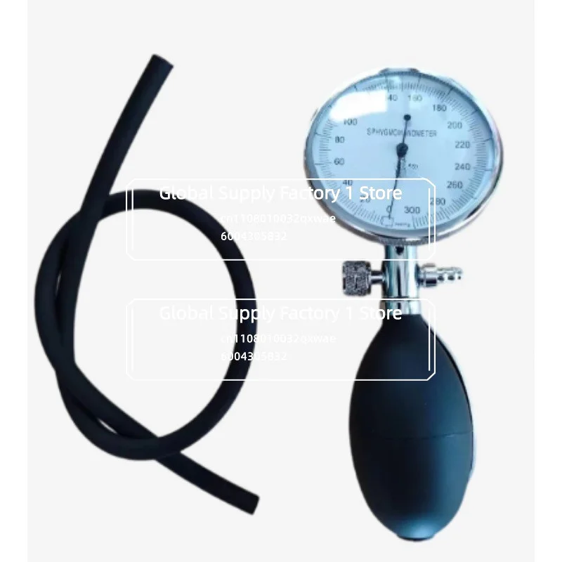 Gas Pressure Gauge Inflatable Pressure Tester Leak Detection Gauge Handheld Pinch Inflator Endoscope Leak Testing Pressure Meter