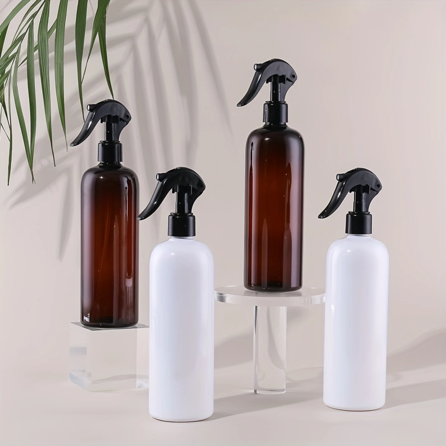 4pcs 500ml Spray Bottles For Cleaning Solutions Sprayer Hand Press Spray Container Refillable Gardening Sprayer The Pet Travel L