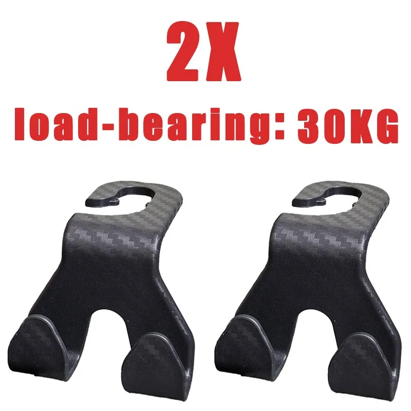 

2pcs Car Seat Back Hook Universal Auto Headrest Hanger for Bags Keys Clothes Vehicle Organizer Holder Auto Interior Accessories