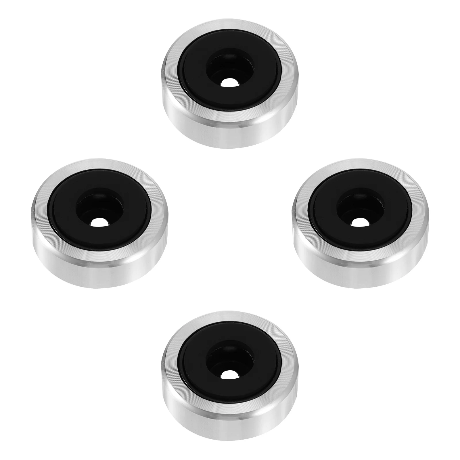 

4pcs Amplifier Feet Pads Aluminum Vibration Absorbing Shockproof Speaker Furniture Isolation Cushions Fadeless Durable